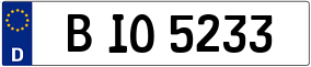 Truck License Plate